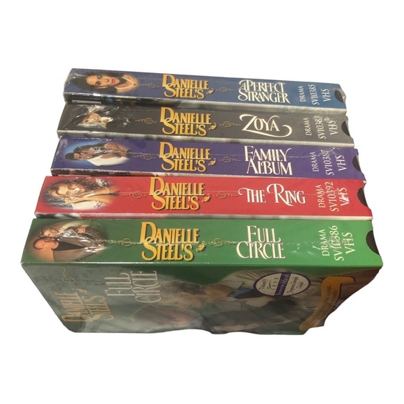 Danielle Steel’s Media Movies VHS Lot 5 Factory Sealed Not Rated - Picture 1 of 13